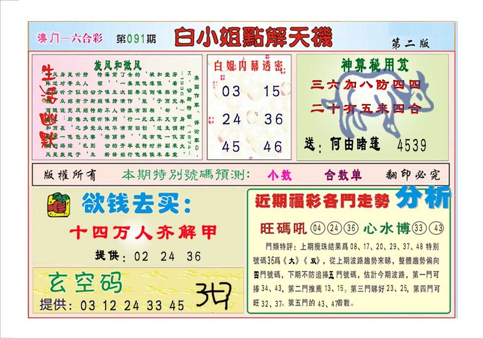 091期白小姐点解天机B[图]